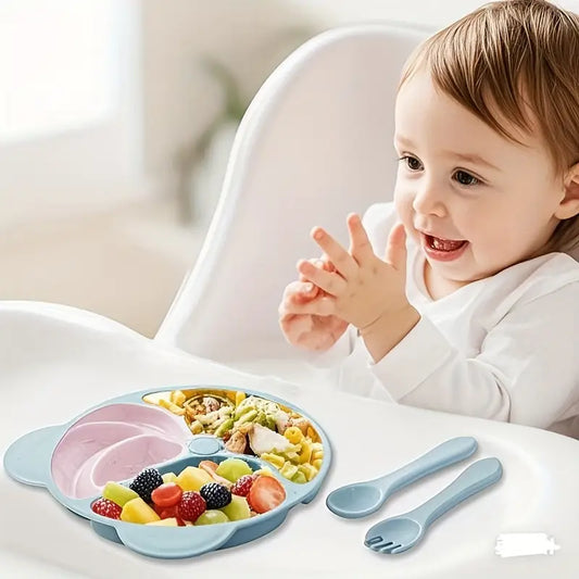 Silikonski Set za Hranjenje Beba od 8 delova